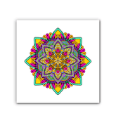 Mandala Harmony Glass Suncatcher - Beyond T-shirts